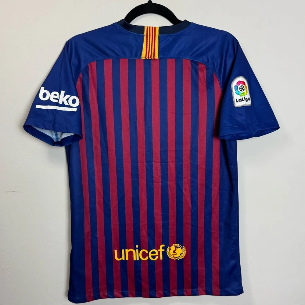 Nike FC Barcelona 2018/19 Home Jersey - Authentic Dri-Fit - Size Small